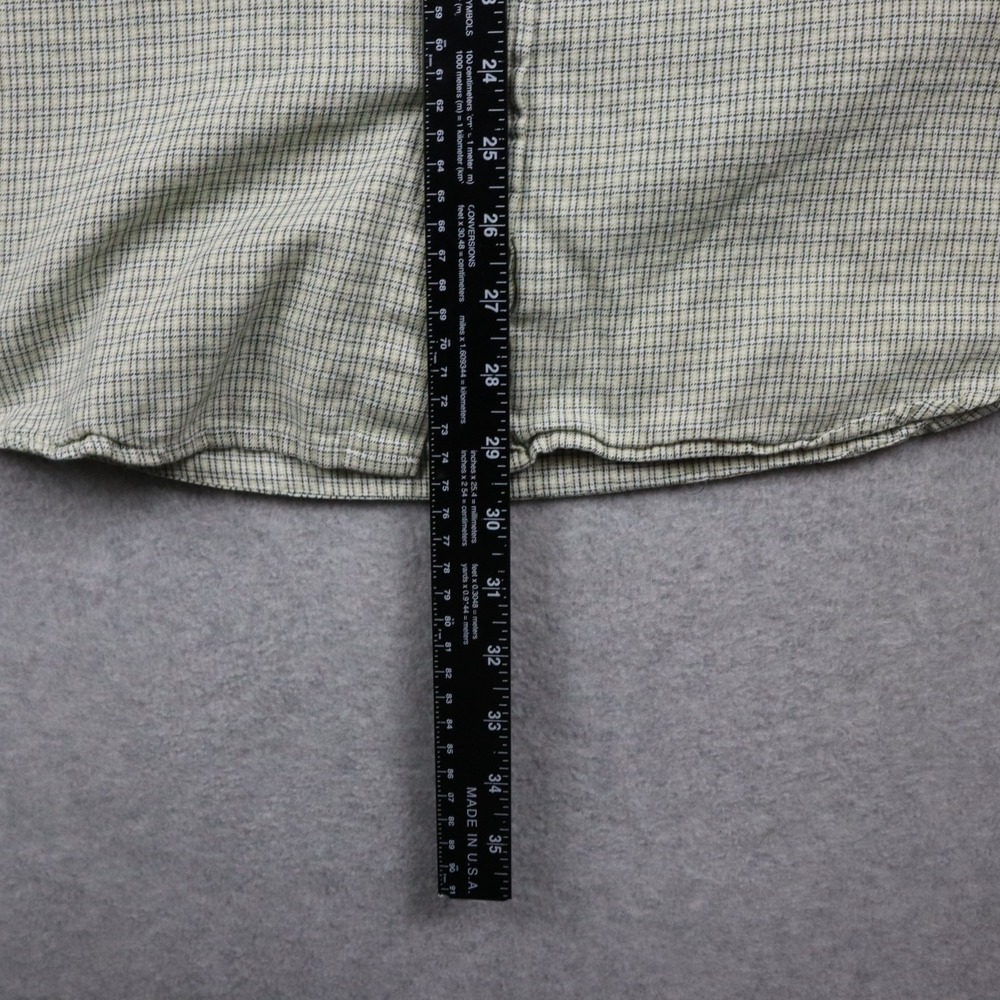 Beretta Shirt Mens Large Outdoor Casual Pocket Button Up Green Plaid Long Sleeve - Picture 7 of 11